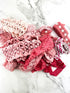 Pink Lace Trims Variety Trim Scrap Pack Scrap Bundle Pack 9 Pieces SPK00175